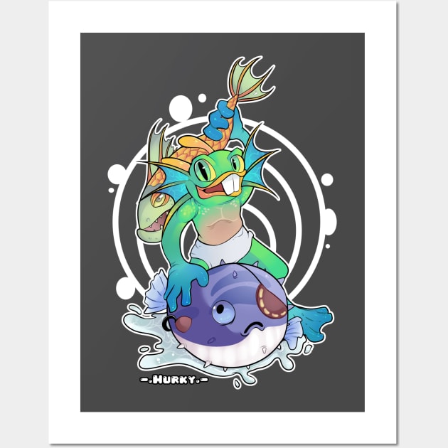 Murky! Wall Art by Yukipyro